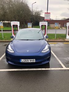 Phil drove 750 miles in a Tesla Model 3